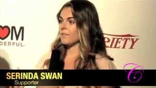 AnnaLynne McCord Matt Lanter amp Serinda Swan Support Somaly Mam Foundation [upl. by Reed]