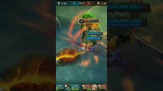 hanzo gameplay mlbb 🆚 thamuz thanks u bro combo Gatotkaca kechee 👻mobilelegends [upl. by Asillam]