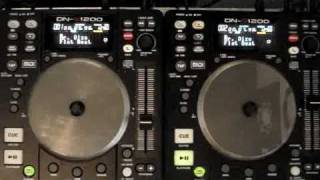 2 x Denon DNS1200 controller met Virtual DJ [upl. by Aenneea315]