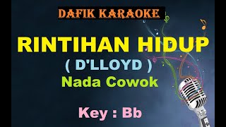 Rintihan Hidup Karaoke Dlloyd  nada Cowok Bb [upl. by Woodman34]