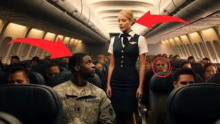 Black Soldier Denied First Class Seat by Woman Unaware of Whos Watching From Behind… [upl. by Annail]