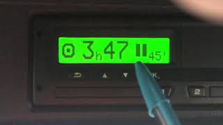 Vlog 22  How to use a tachograph machine basics [upl. by Ingham]