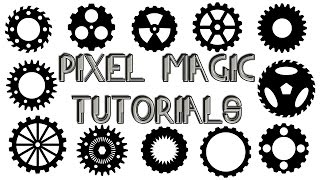 Easy Gears and Sprockets  Photoshop Tutorial [upl. by Anyaled]