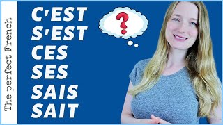 Differences between Cest  Sest  Ces  Ses  Sais  Sait in French [upl. by Torr]