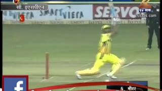 Zee24Taas champions league  mahendrasingh dhoni 5 six in 1 over [upl. by Herby]