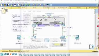 Create an IPsec VPN tunnel using Packet Tracer  CCNA Security [upl. by Assiralc300]