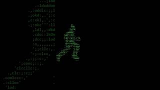 Create ASCII in the CMD shorts coding design ascii running [upl. by Bonnee846]