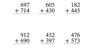 Addition of 3 digit numbers without carry l 3 digit addition  3 digit addition for class 2  जोड़ [upl. by Iver]