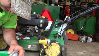 Carb Cleaning on a John Deere JX75 [upl. by Eirrehs26]