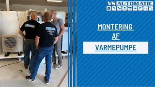 Panasonic varmepumpe montage Sådan gør du [upl. by Ayela]