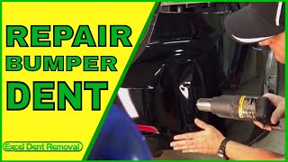 Bumper Dent Repair  How To Remove a Dent In a Plastic Bumper [upl. by Inama]