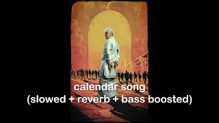 Calendar Song slowed  reverb  bass boosted Indian 2  Kamal Haasan  Anirudh Ravichander [upl. by Tilda]