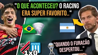 IMPRENSA ARGENTINA FICOU SEM ENTENDER REPERCUSSÃO VITÓRIA DO ATHLETICO PARANAENSE CONTRA O RACING [upl. by Salli124]