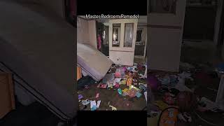 HOARDER mobile home MASTER bedroom renovation realestate mobilehomeinvesting shorts [upl. by Beverie]