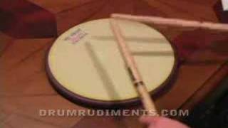 Drum Rudiments 3  Single Stroke Seven  DrumRudimentscom [upl. by Cirded]