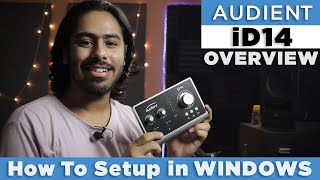 Audientworld iD14 Overview  How to Setup in Windows  iD Mixer  in Hindi [upl. by Ming]