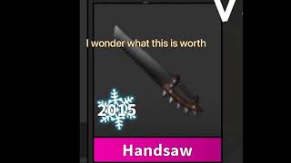 2015 handsaw in MM2 shorts [upl. by Batchelor]