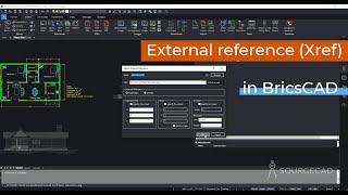 The basics of Xref in BricsCAD [upl. by Girovard]