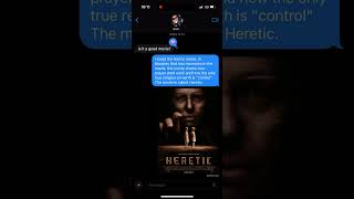 🤩 I loved Heretic movie alot 🤩🤩🤩🤩🤩 [upl. by Mcripley]