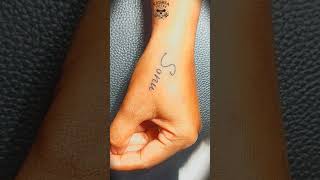 Sonu name tattoo  Name Tattoo  chopda short tattoo reels trending jalgaon [upl. by Agnes]