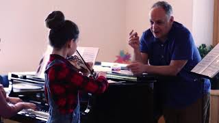 Miguel Negri Violin Masterclass Mozart Violin Sonata No 18 in G Major [upl. by Celene]