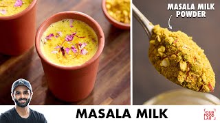 Masala Milk Recipe  Homemade Masala Doodh Powder  मसाला दूध पाउडर और मसाला दूध  Chef Sanjyot Keer [upl. by Kcajyllib]