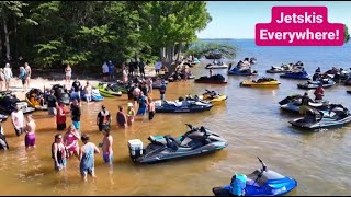 We Took Over an entire lake with JETSKIS North Carolina Meet And Greet on Lake Norman [upl. by Ramberg624]