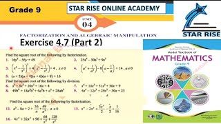 Class 9 Maths Chapter 4 Exercise 47 Part 2 NBF New Book 2024 [upl. by Refiffej977]