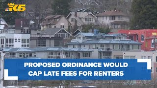 Proposed ordinance would cap late fees for renters in Seattle [upl. by Etnoek]