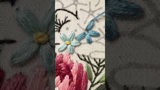 How to Embroider Granitos Stitch  Floral Embroidery for Beginners Tutorial [upl. by Lanaj]