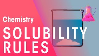 Solubility Rules  Acids Bases amp Alkalis  Chemistry  FuseSchool [upl. by Pasco]