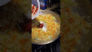 Italian mother makes pasta bolognese on a steel pan [upl. by Oicnedurp518]