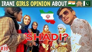 Iranian Girls Marriage Opinion  About Pakistani or Indian 🤔 [upl. by Hadihsar636]