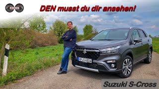 2022 Suzuki SCross 14 Boosterjet Hybrid Allgrip  SUV mit Allrad und tollem Komfort Test  Review [upl. by Jadd]