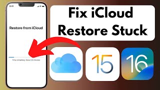 How to Fix iCloud Restore Stuck issue on iPhoneiPad  iPhone Stuck Restore From iCloud [upl. by Ik]