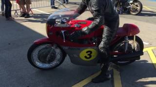 Donington Classic Bike Festival 2016  16 Glen English 500cc MV Agusta 3 [upl. by Yadahs]