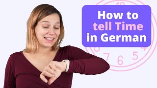 🕰 How to tell time in German 🇩🇪 Clock Vocabulary [upl. by Virgie]