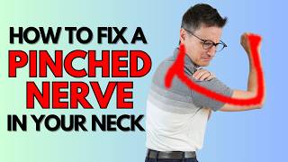 How to Fix a Pinched Nerve in Your Neck amp Shoulder Blade  Nerve Flossing  Dr Jon Saunders [upl. by Niklaus113]