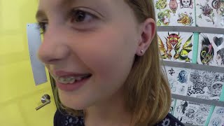 Ear piercings at tattoo parlors [upl. by Puett]