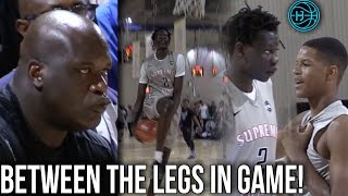 First Game Bol Bol amp Shareef ONeal Play Together in Front of SHAQ Bol Bol Dunks Between the Legs [upl. by Enenaej]