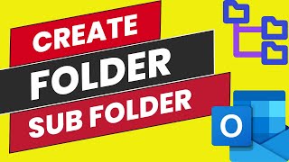 How to Create New Folder and Subfolder in Outlook [upl. by Hsirrap]