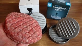 quotSAGAFORM amp GRÄWE HAMBURGERPRESSE IM VERGLEICHquot Welche macht besser Patties [upl. by Dominga]