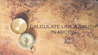 CALCULATE LINE AZIMUTH in ArcGIS  CALCULAR AZIMUT de LÍNEAS en ArcGIS [upl. by Martinelli265]