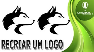 Recriando um logo no CorelDraw 60 FPS [upl. by Aronek356]