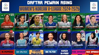 PEMAIN ASING WOMENS KOREAN VLEAGUE 20242025 ligavolikorea [upl. by Shawnee]