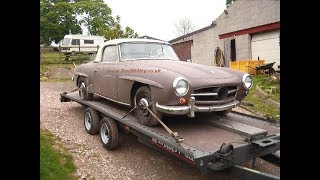 1963 Mercedes 190 SL Restoration Project [upl. by Reppep]