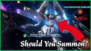 Should You Summon For Unicorn Perfectibility amp Banagher Links Gundam UC Engage [upl. by Llibyc]