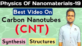 Carbon NanotubesCNT In Hindi  Synthesis Of CNT  Structures Of CNT [upl. by Novek]