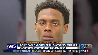 Baltimore Police body camera catches April murder in progress [upl. by Eniamerej]