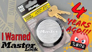 1612 Master Lock Refuses to Fix This Lock [upl. by Gillette]